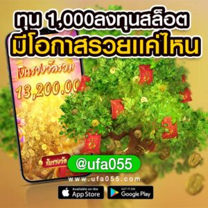 ทุน 1,000 ลงทุนสล็อต มีโอกาสรวยเเค่ไหน