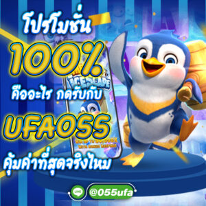 โปรโมชั่น 100% คืออะไร กดรับกับ UFA055 คุ้มค่าที่สุดจริงไหม